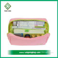 Promotional Canvas Pencil Case With Compartments Screen Printing Pencil Case